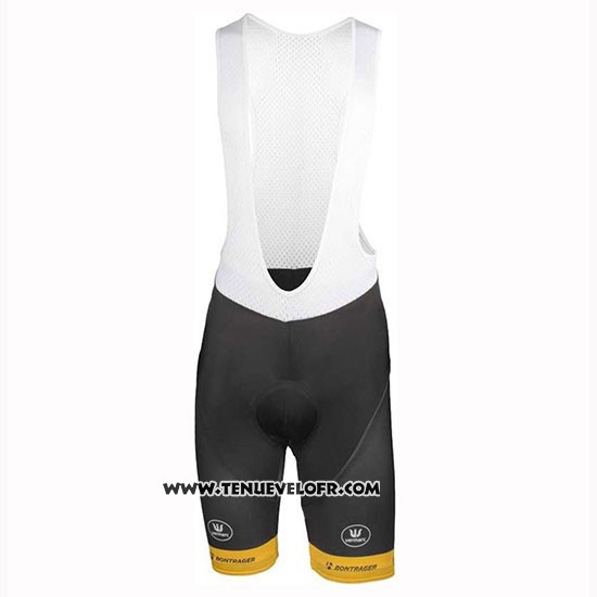 2019 Maillot Ciclismo Telenet Fidea Noir Jaune Bleu Manches Courtes et Cuissard